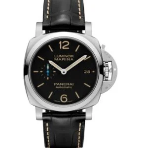 Panerai Marina black dial leather strap