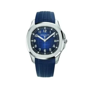 Patek Philippe Aquanaut blue dial blue rubber strap