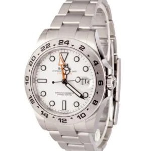 Rolex Explorer 2, steel, white dial