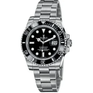 Rolex Submariner Black dial, black bezel