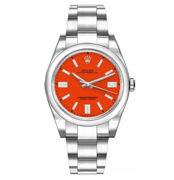 Rolex Oyster Perpetual red dial 36mm