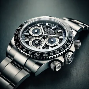 luxury Rolex watch with intricate craftsmanship and premium materials