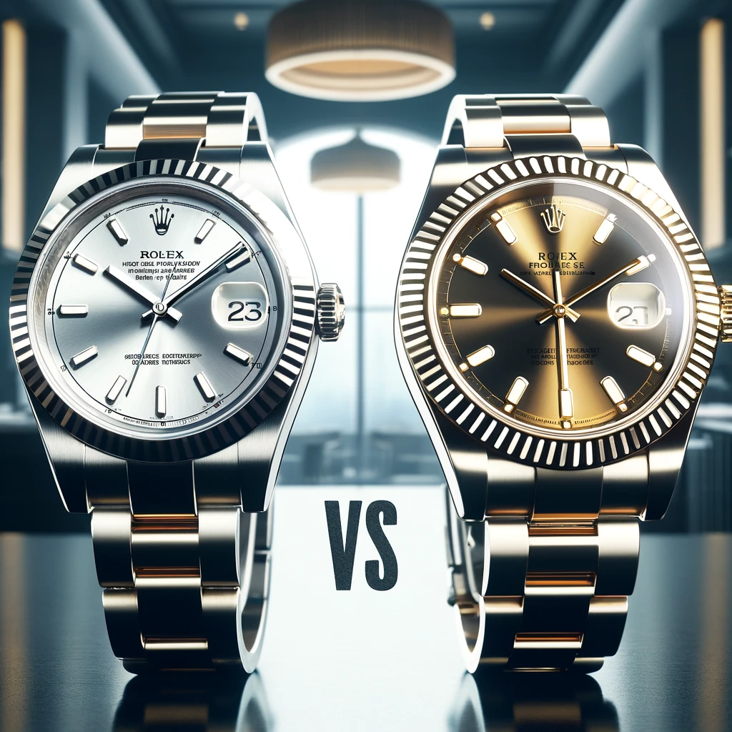 real Rolex vs fake Rolex watch